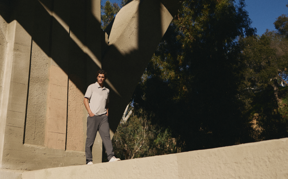 man wearing vuori clothing