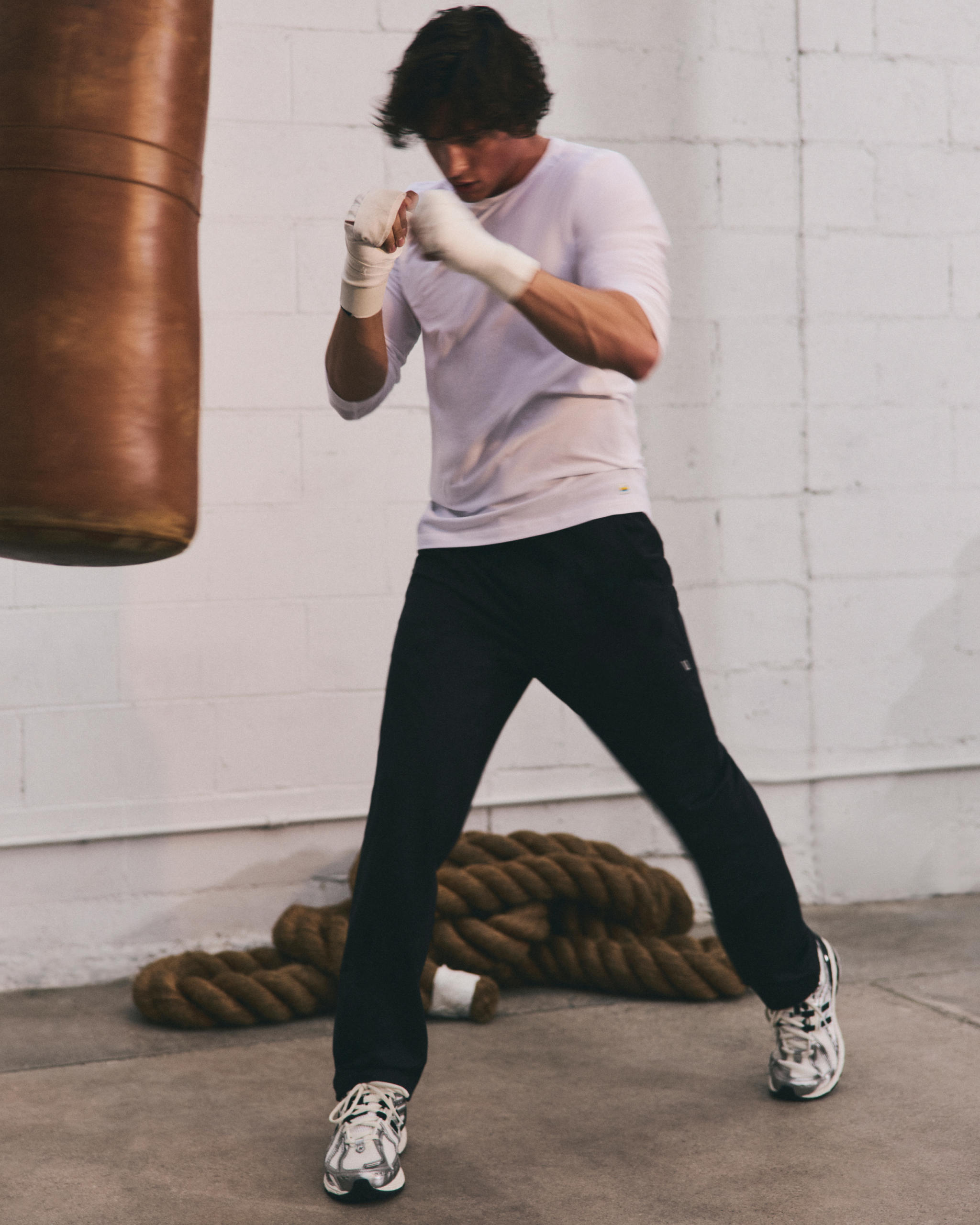 man wearing vuori boxing