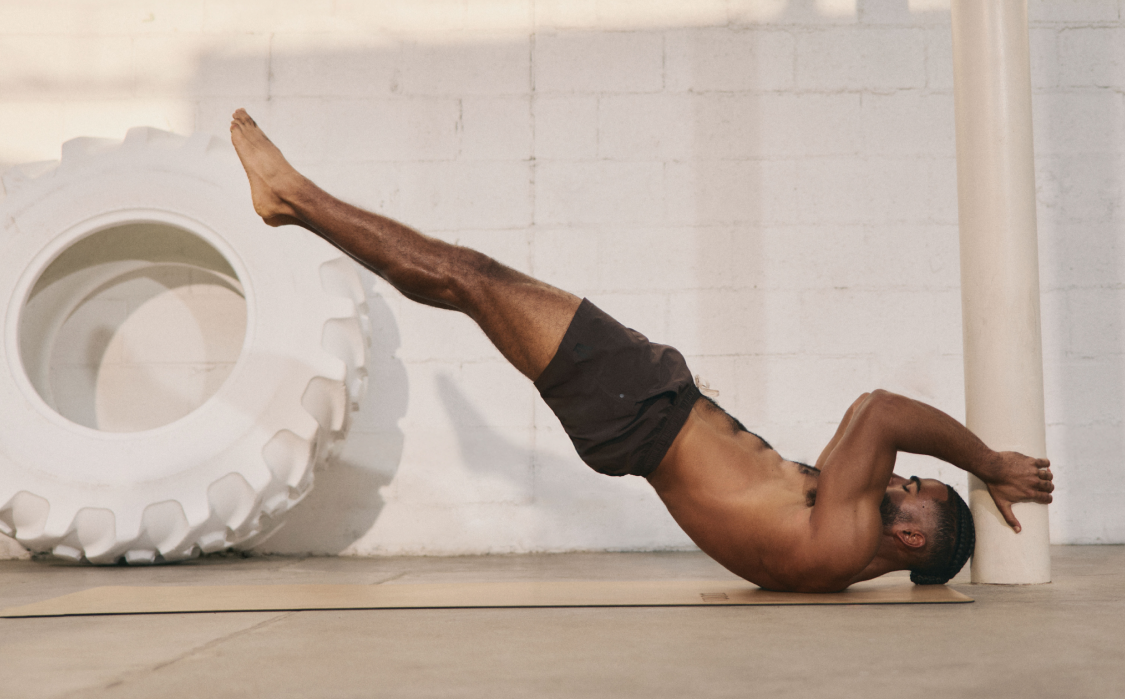 man working out in kore short