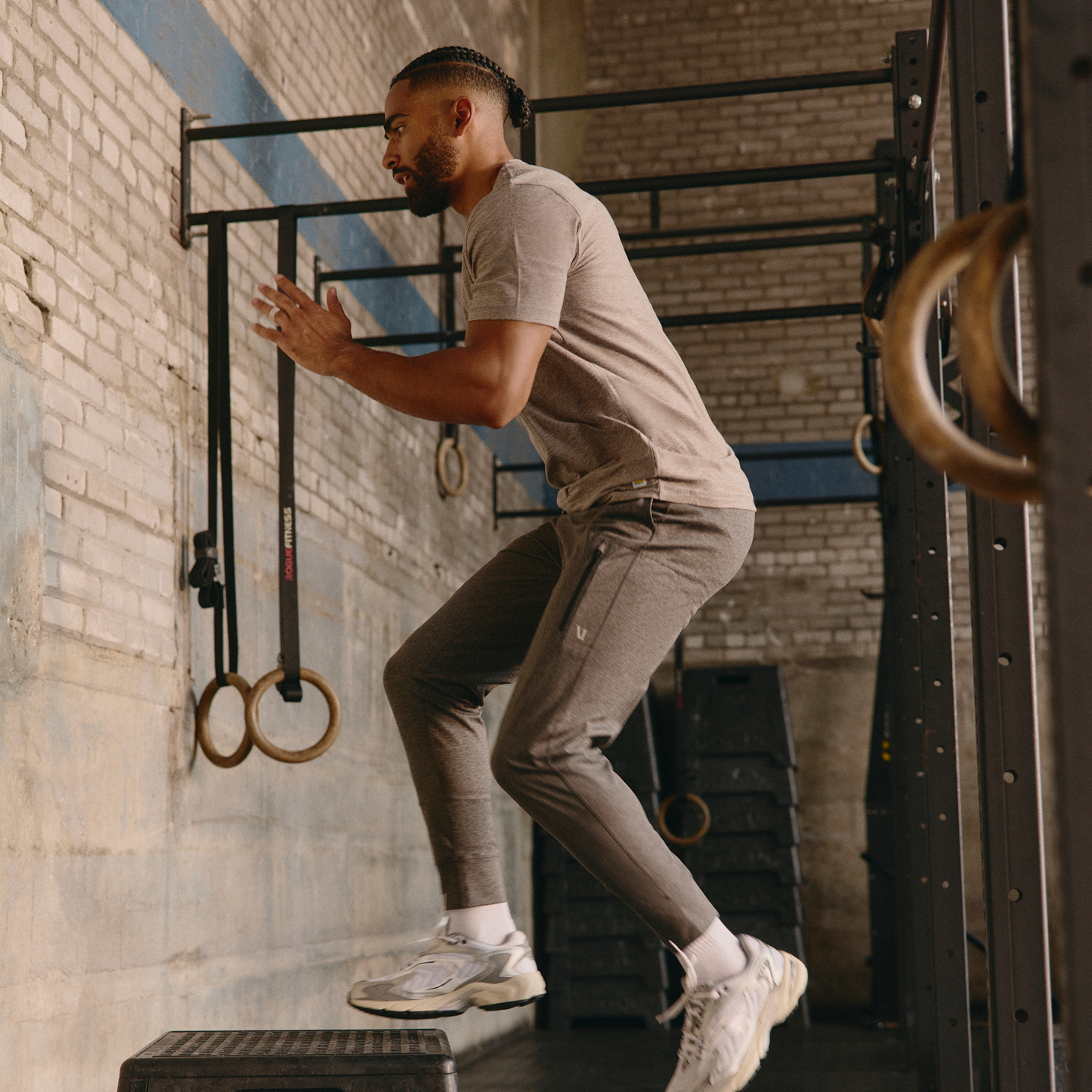 man wearing vuori clothing