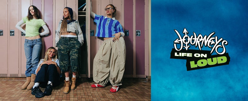 Meet the Loud Crowd and discover the creators, athletes, and artists shaping Journeys' style with bold looks, authentic stories, and fresh inspiration