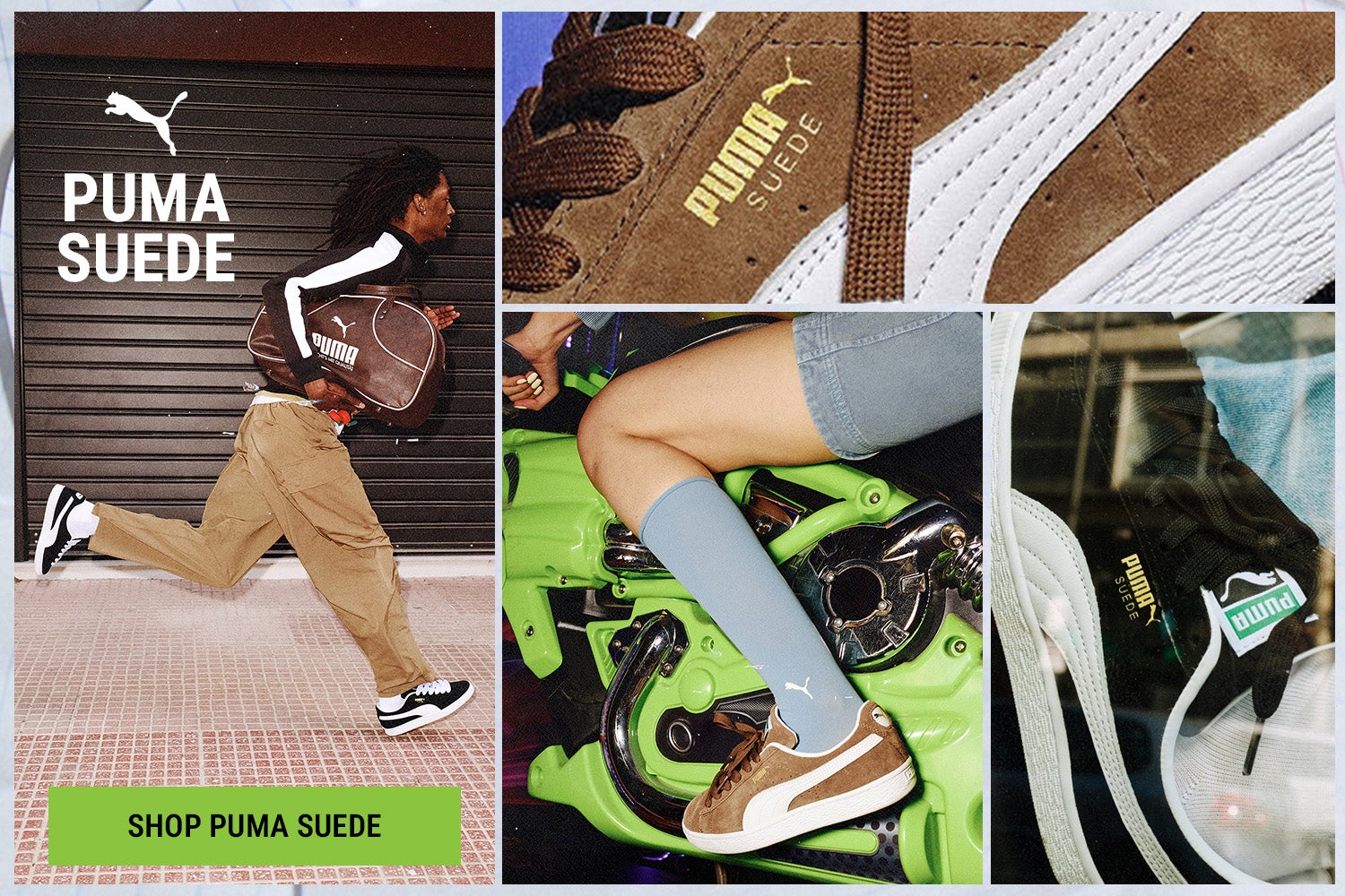 For decades the PUMA Suede has stood for smooth street style. Through every shift in style and self-expression, it never loses its icon status. Now it returns in fresh colors, ready to make your own.