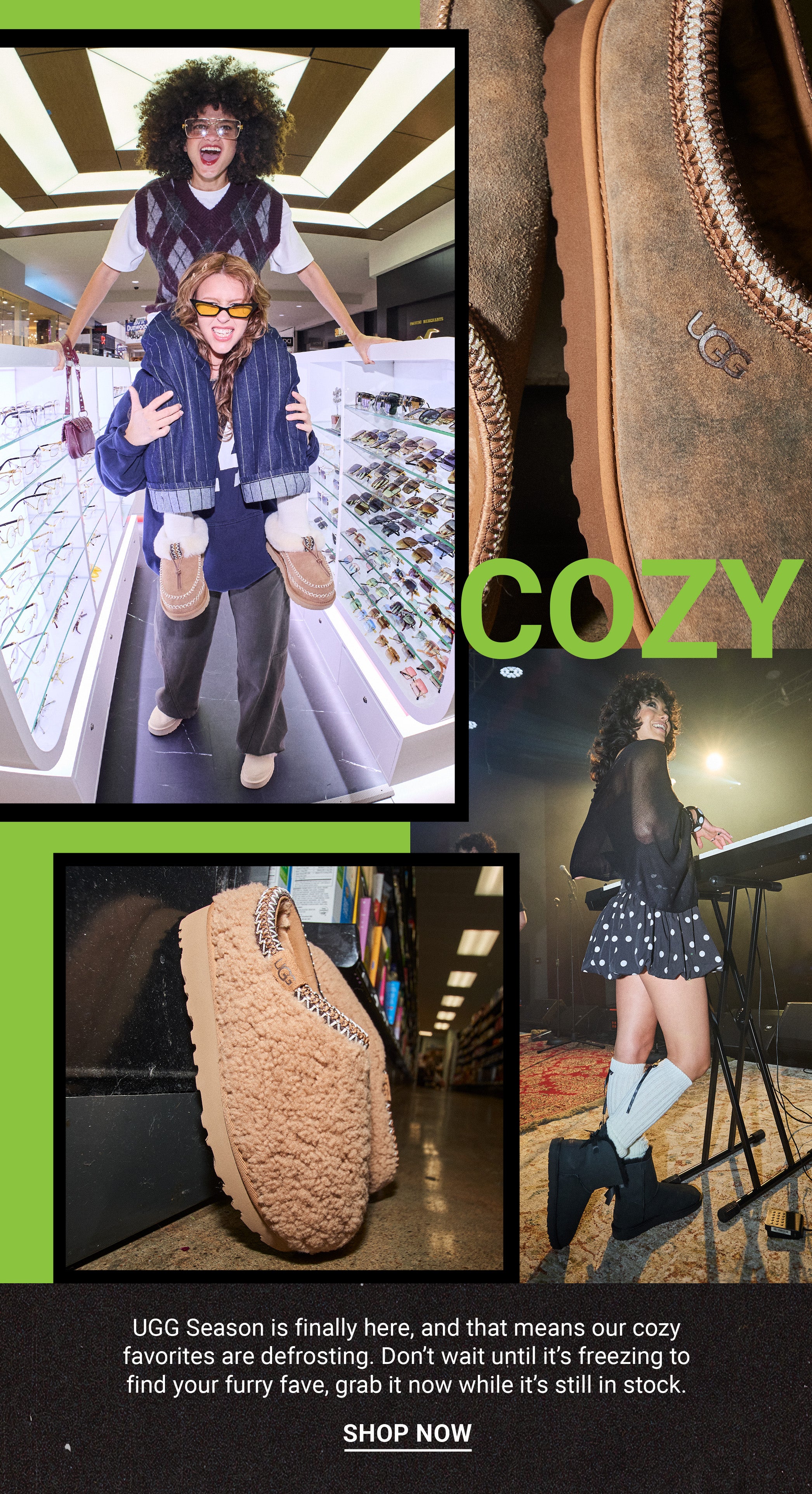 Comfy and cozy UGG styles