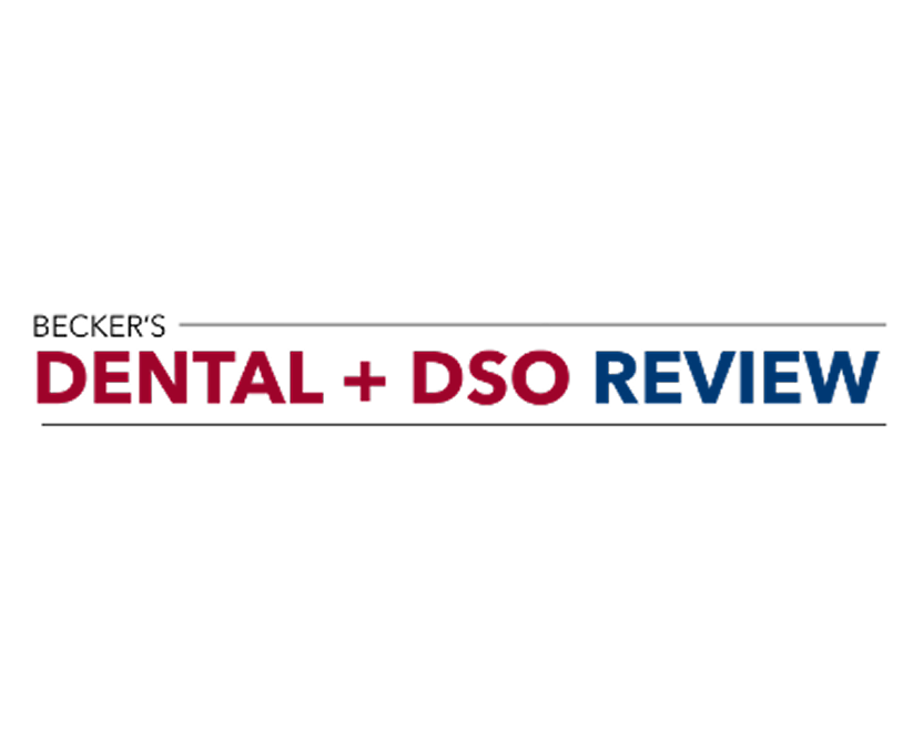 Becker’s Dental + DSO Review logo in red and blue text on a light background