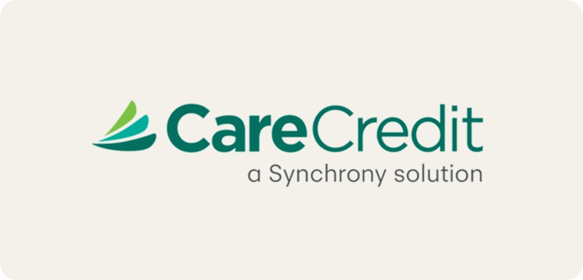 CareCredit healthcare financing logo, a Synchrony solution