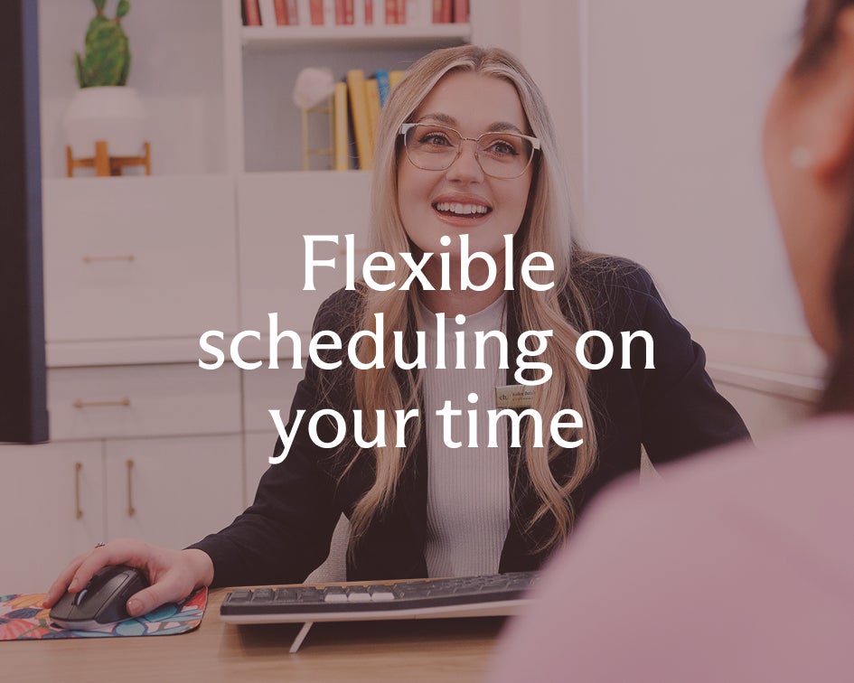 A professional offering flexible scheduling