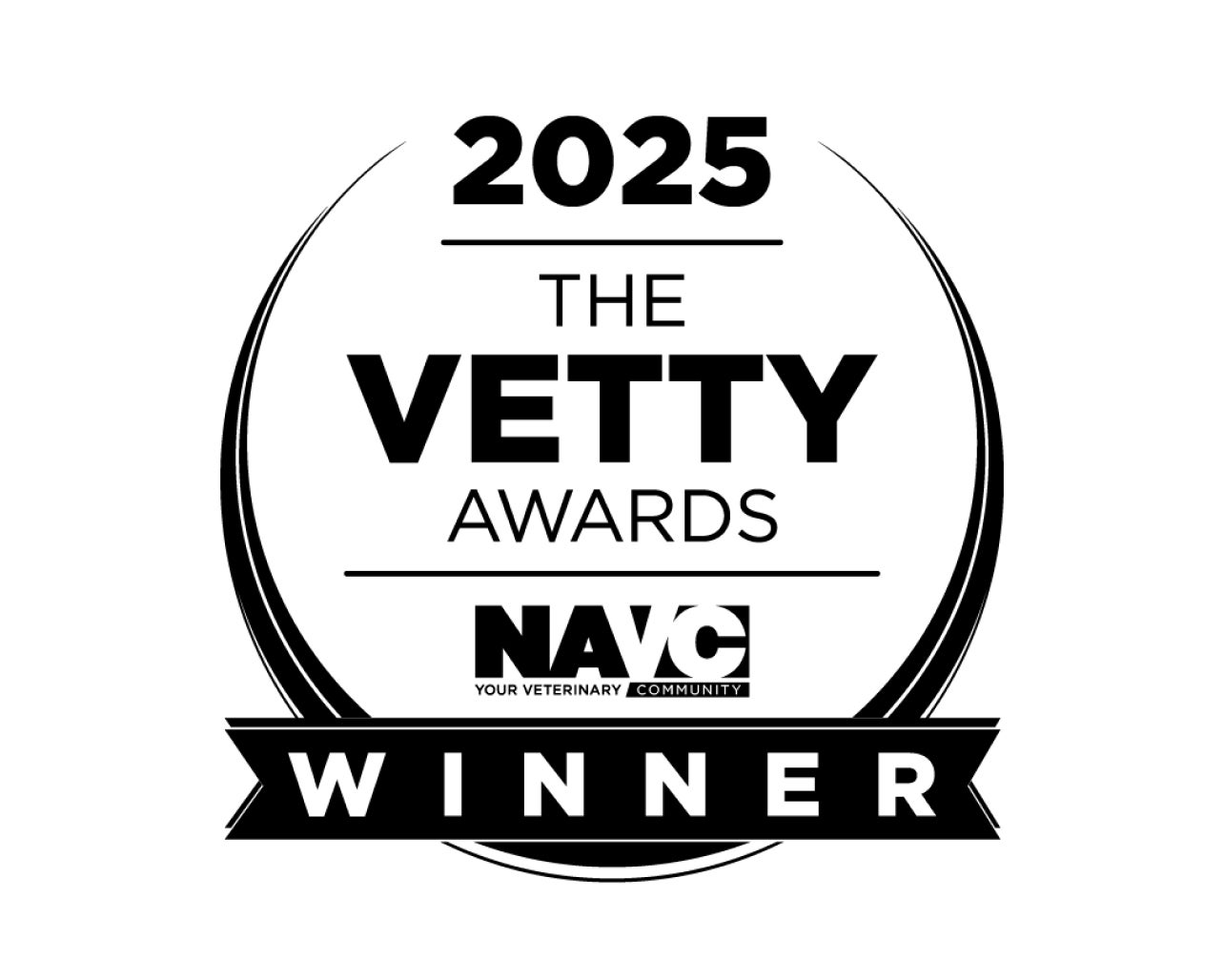 Logo for the 2025 Bronze winner award issued by the Vetty Awards.