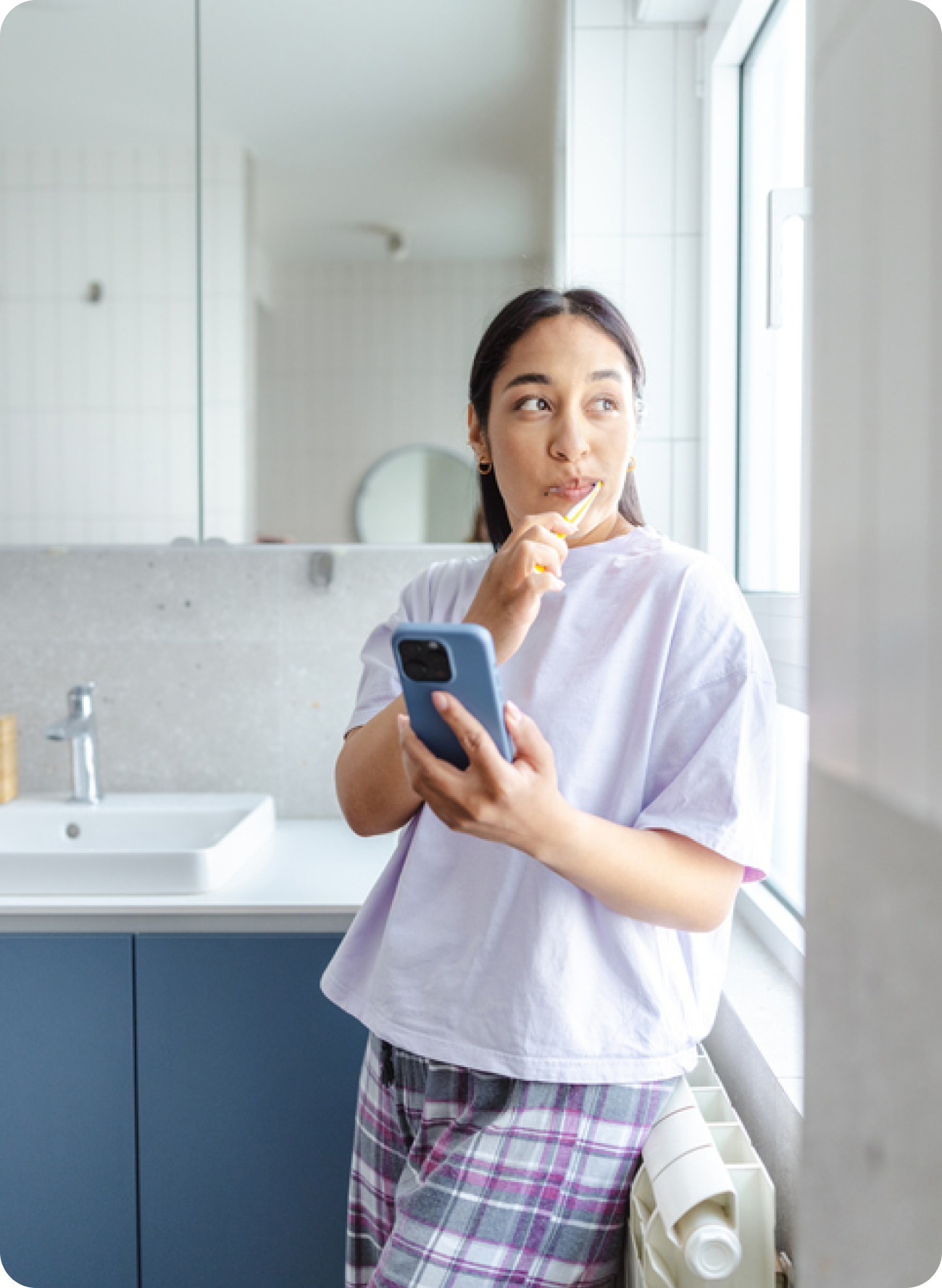 Why do my teeth feel rough even after brushing?