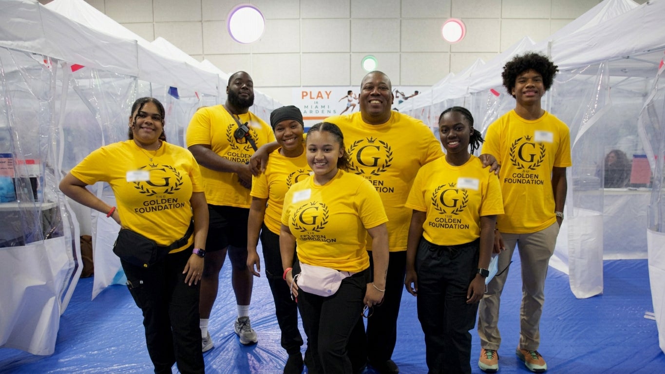 Joshua Golden and the Golden Foundation team
