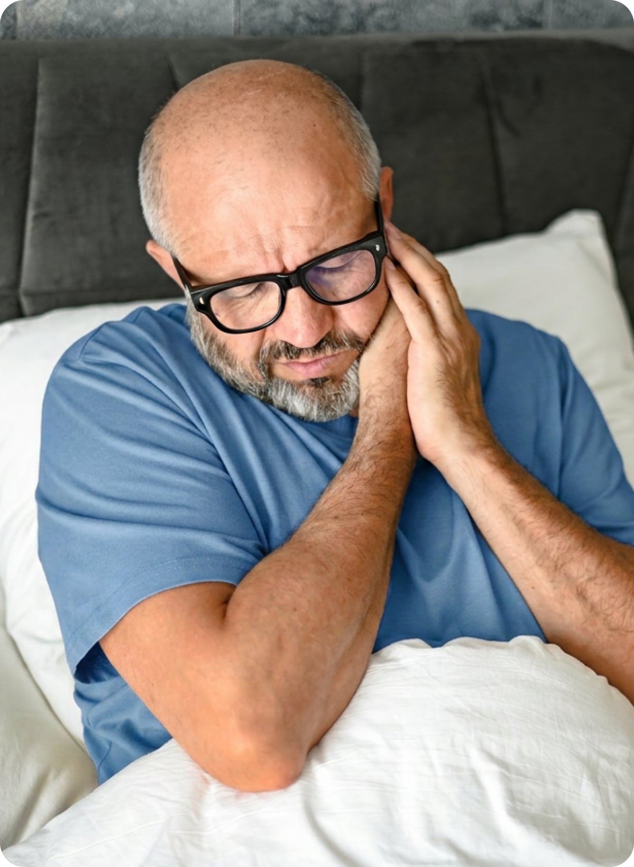Why is tooth pain worse at night?