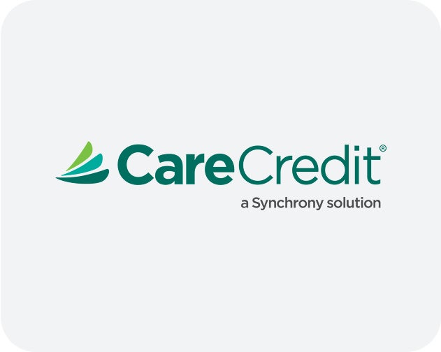 A logo for carecredit a synchrony solution