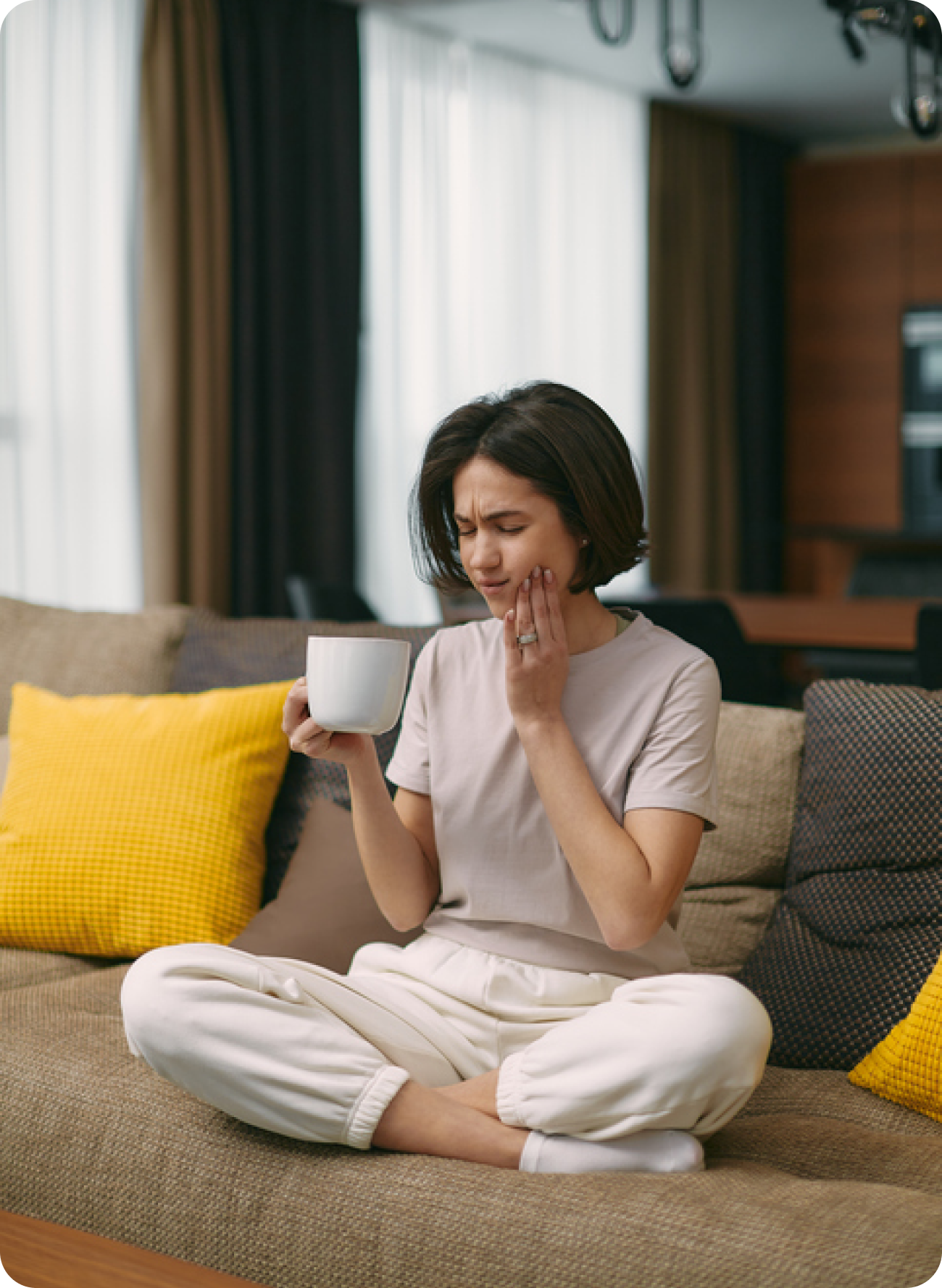 Why is my tooth sensitive to heat but not cold?
