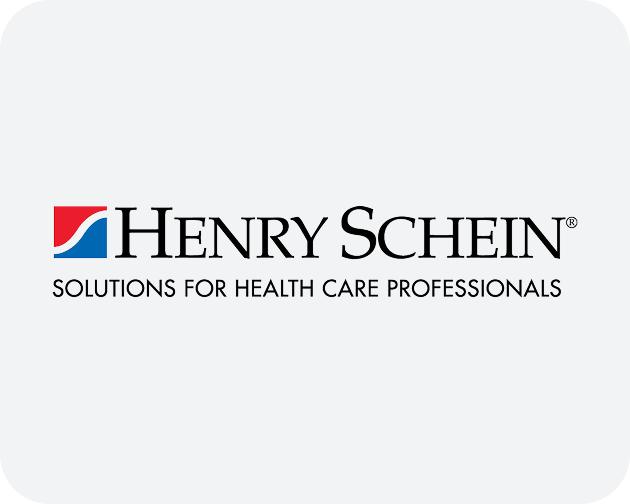 A logo for Henry Schein solutions for health care professionals