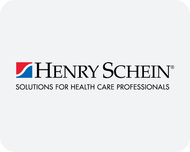 A logo for Henry Schein solutions for health care professionals