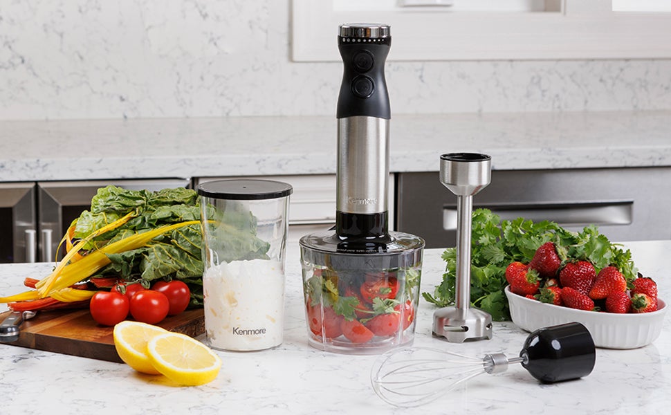 hand blender plus accessories