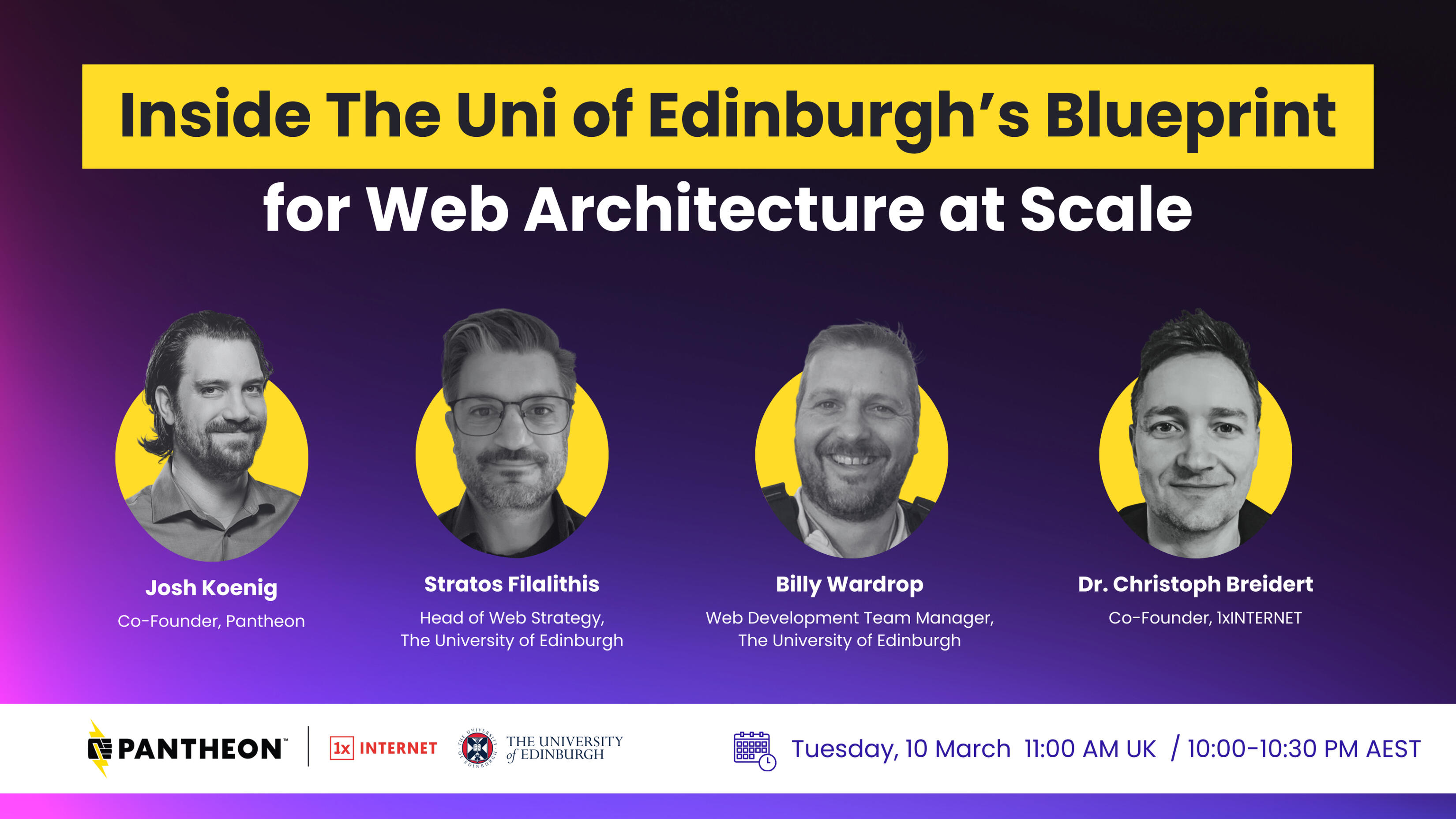 Inside the University of Edinburgh's Blueprint for Web Architecture at Scale