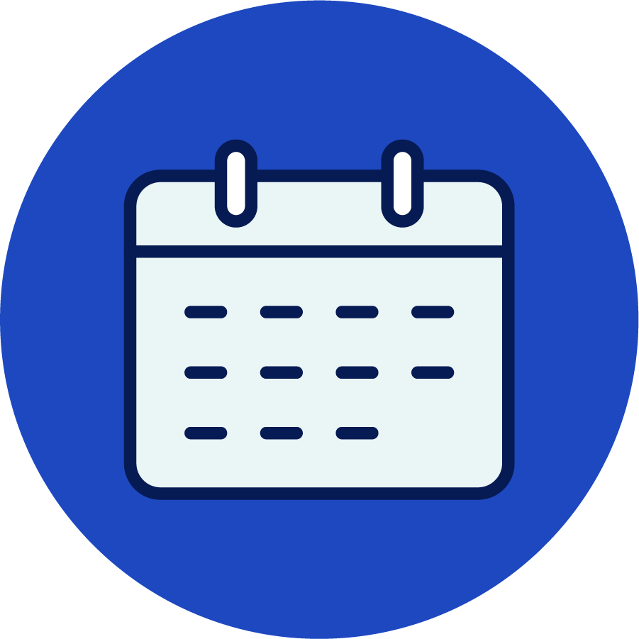 Calendar Blue icon