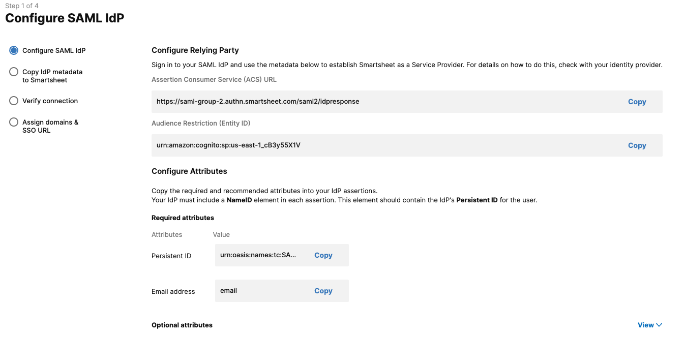 Configure custom SAML IdP