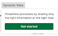 Dynamic View Get Started button