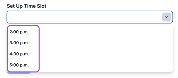 View the updated dropdown list