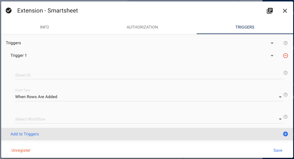 Example sheet to Expose the last comment row worfklow