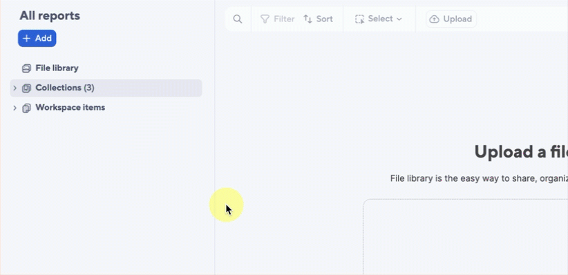 Create a collection from a folder