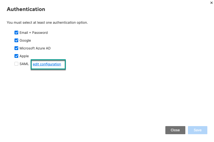 Edit Security Controls