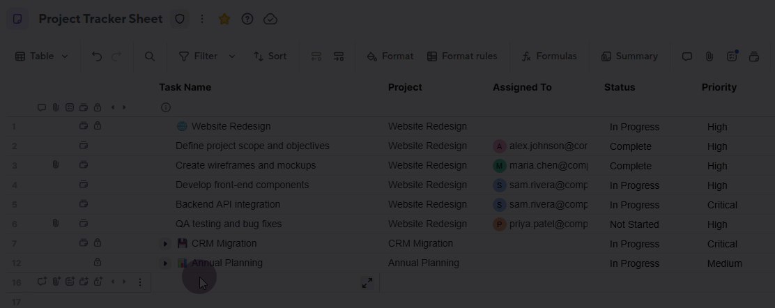 Indent in Table View gif