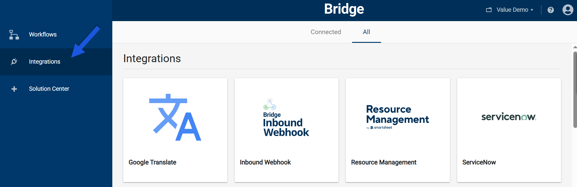 Bridge integrations