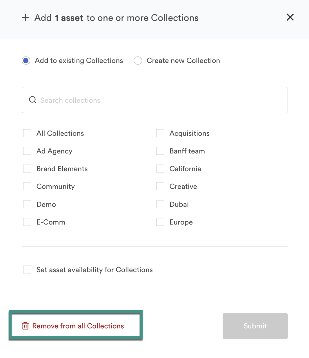 remove from all collections
