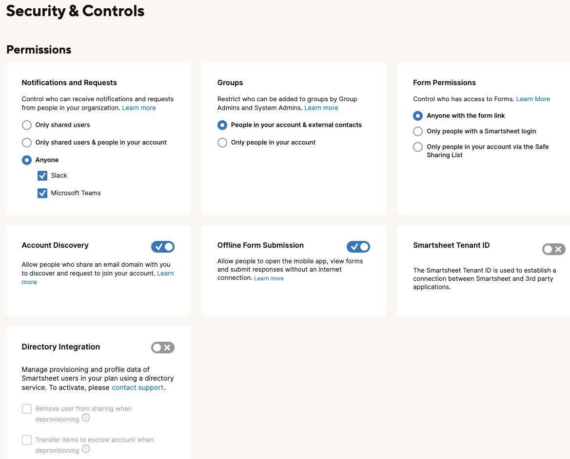 Security & Controls Admin Center