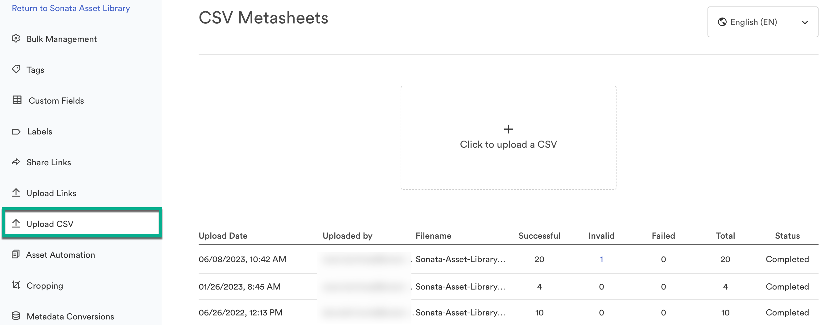 bulk csv