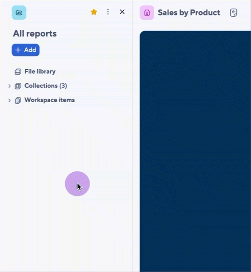 find form from workspace panel