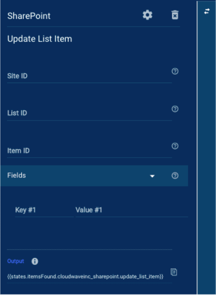 Update List Items fields