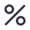 Percentage format.
