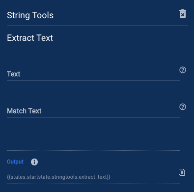 Extract text module