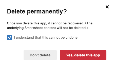 Delete WorkApp