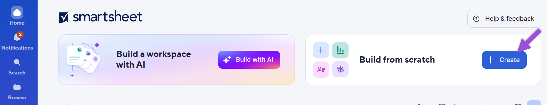 Create items