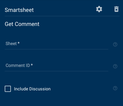 Get comment module