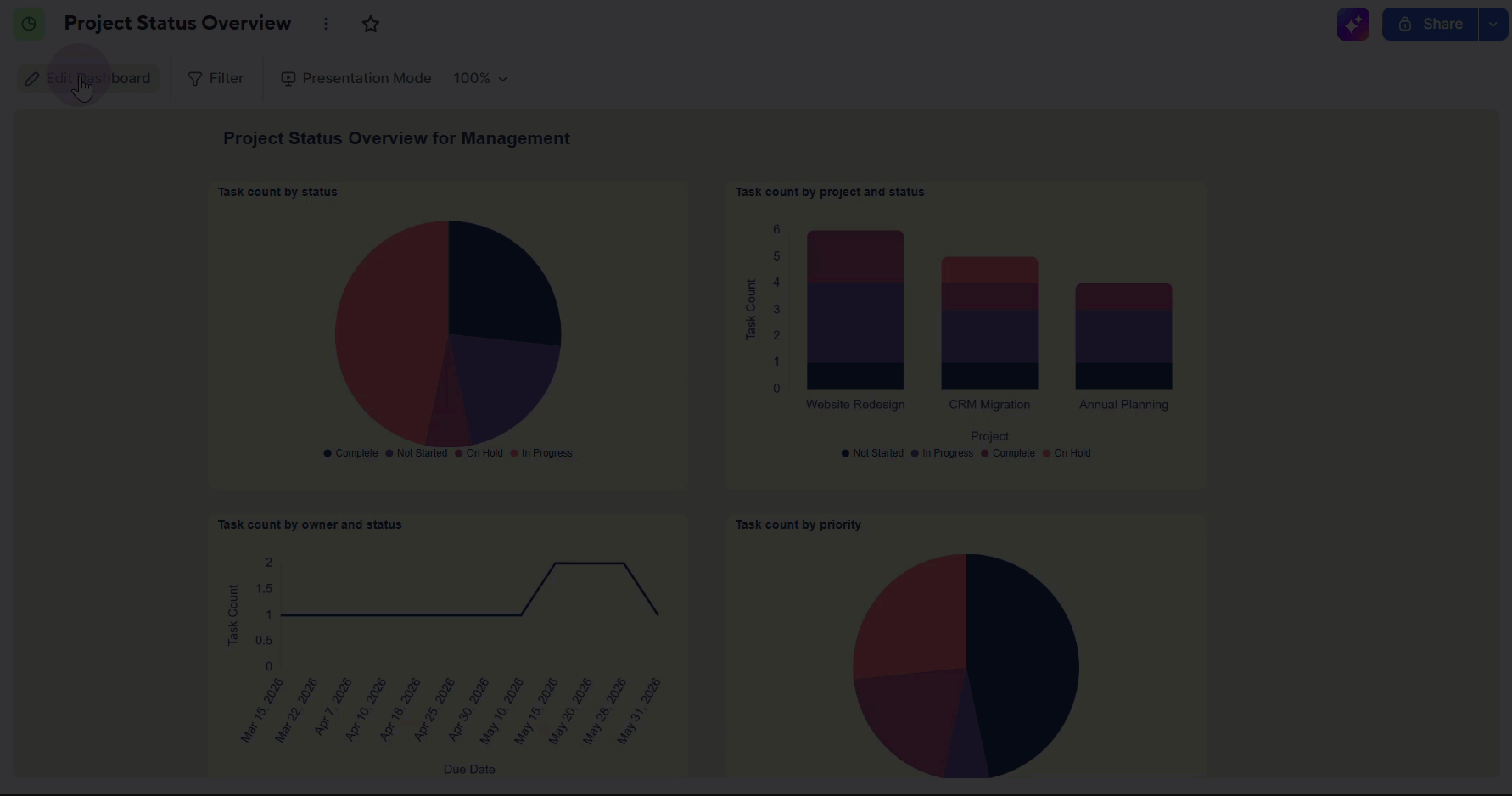 Create a custom color from a widget
