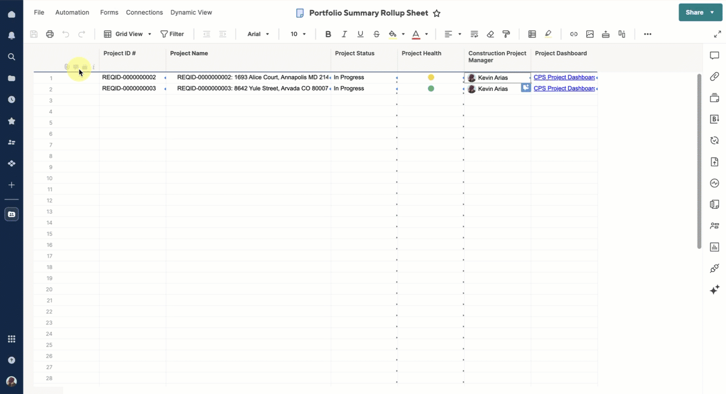 Edit an existing automated workflow