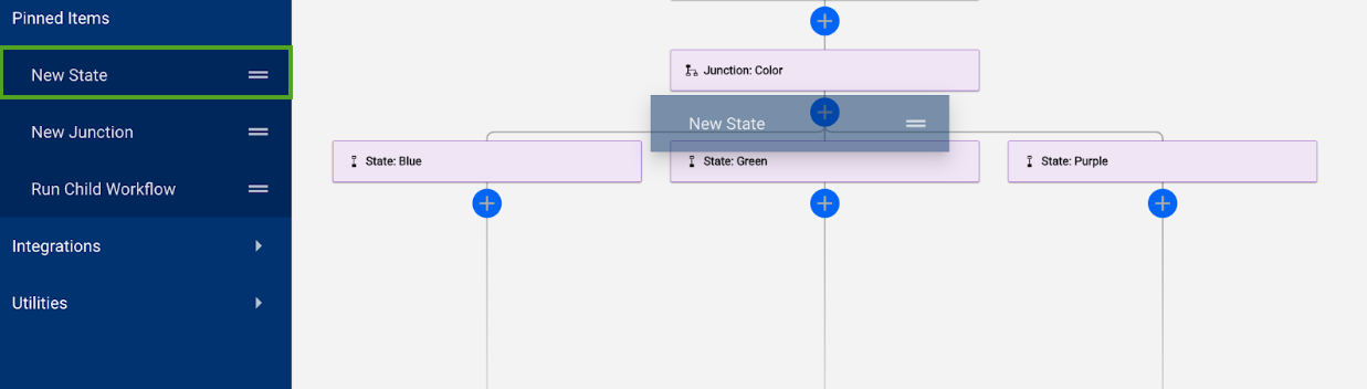 Route workflows with junctions