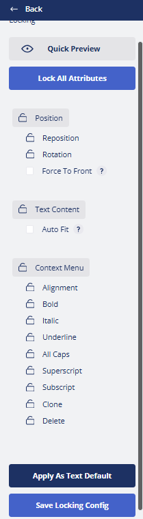 Brandfolder custom templates step 2: lock configurations