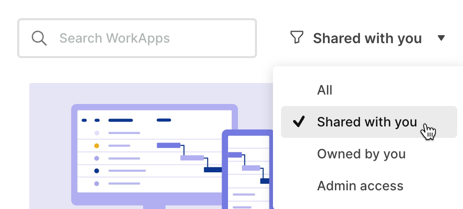 WorkApps shared with you