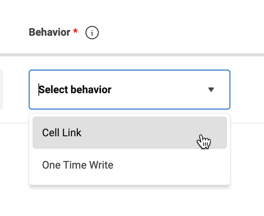 Select behavior profile data global update