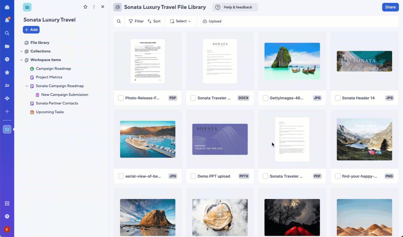 single file sharing