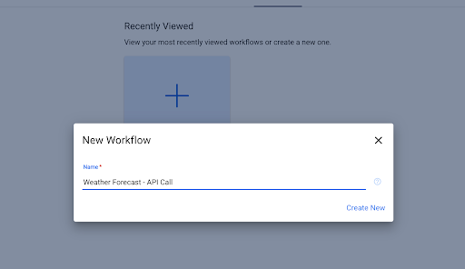 New workflow for the API call to the US Weather Service