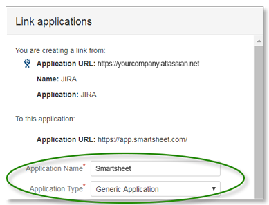 Linked applications