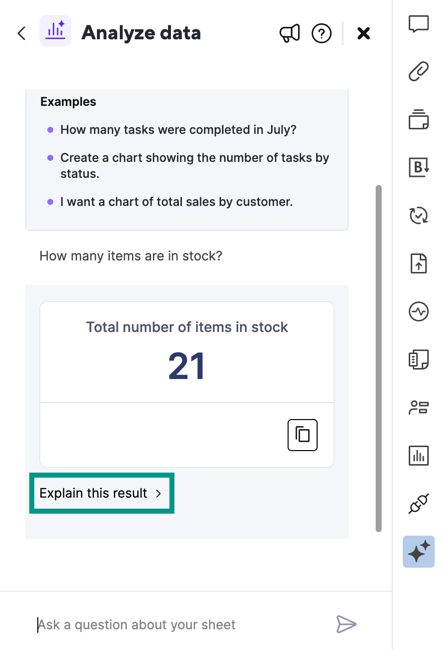 Analyze data - explain this result