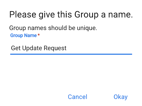 Name the get update request module